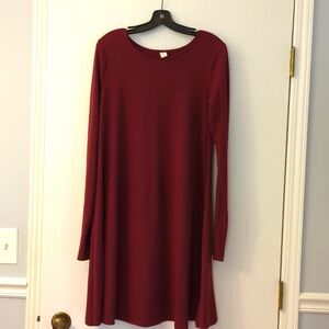 Old Navy dress. Long sleeves, a line, size medium tall
